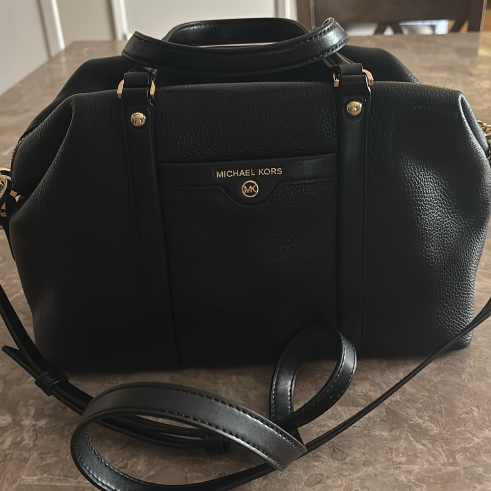 Michael Michael Kors Beck Medium Leather Satchel - Picture 6 of 11